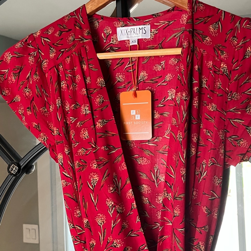 XIX Palms Aberdeen Wrap Dress - XS NWT